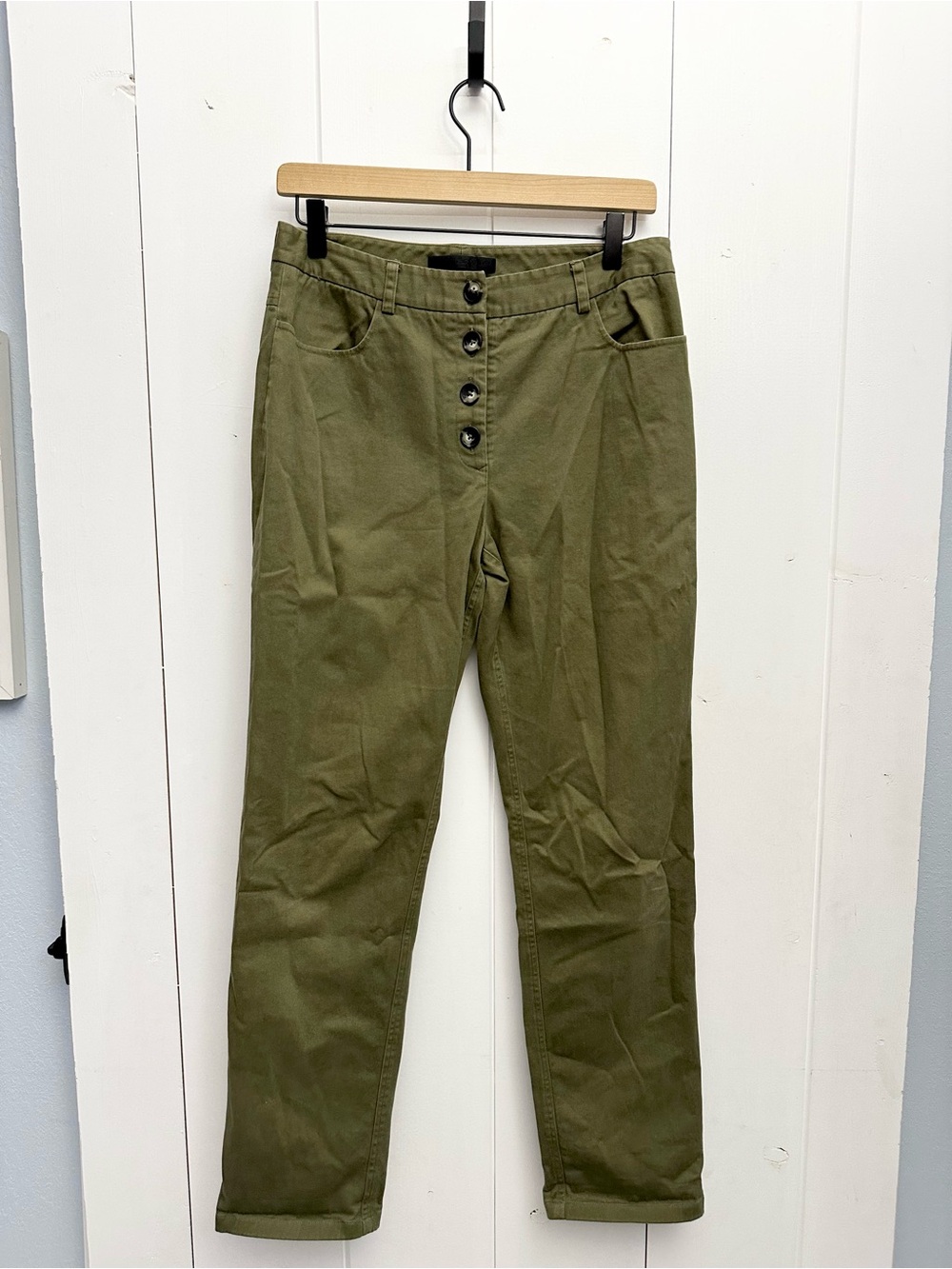 Jenni Kayne Bardot Pant In Olive Size 6 - Picture 6 of 11